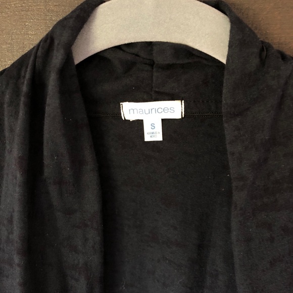 Sleeveless Burn out Cardigan - Picture 2 of 4